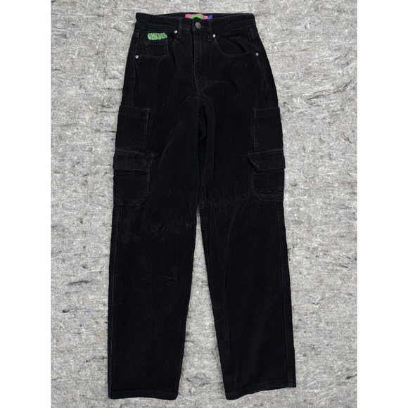 Empyre Pants - Empyre Tori 90s Black Corduroy Skate Pants Women's Size 0, 29" Inseam‎ Cargo